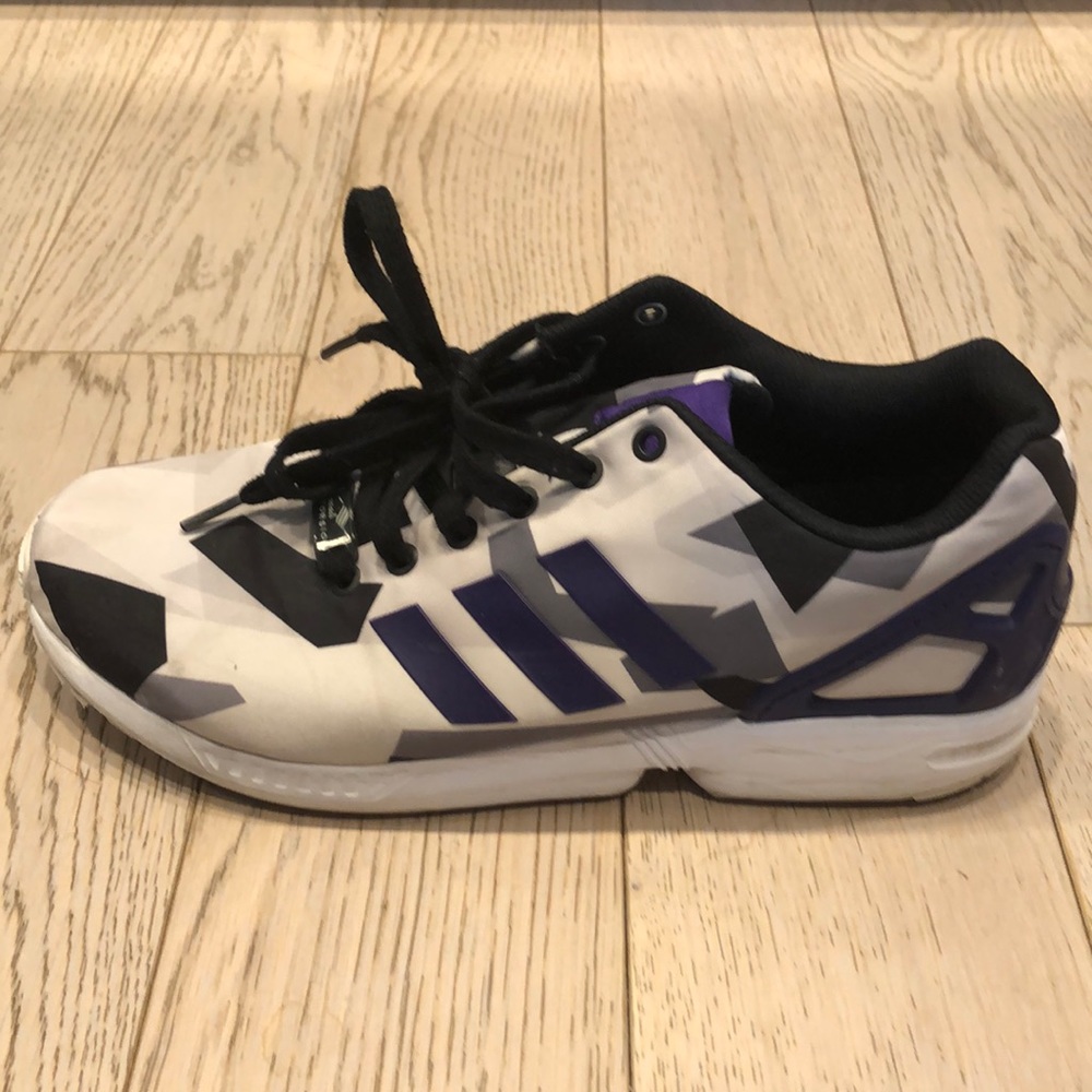 ADIDAS SNEAKERS PURPLE.WHITE COLOR